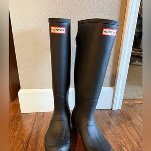 Hunter Black Rain Boots